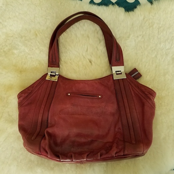 Leather B Makowsky shoulder bag - Picture 2 of 9